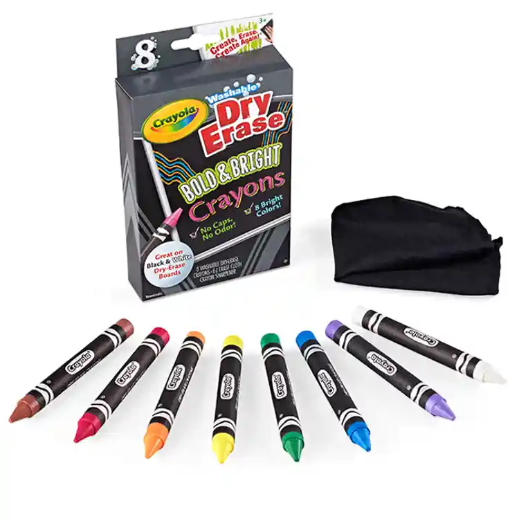 Crayola® Bold & Bright Dry-Erase Crayons