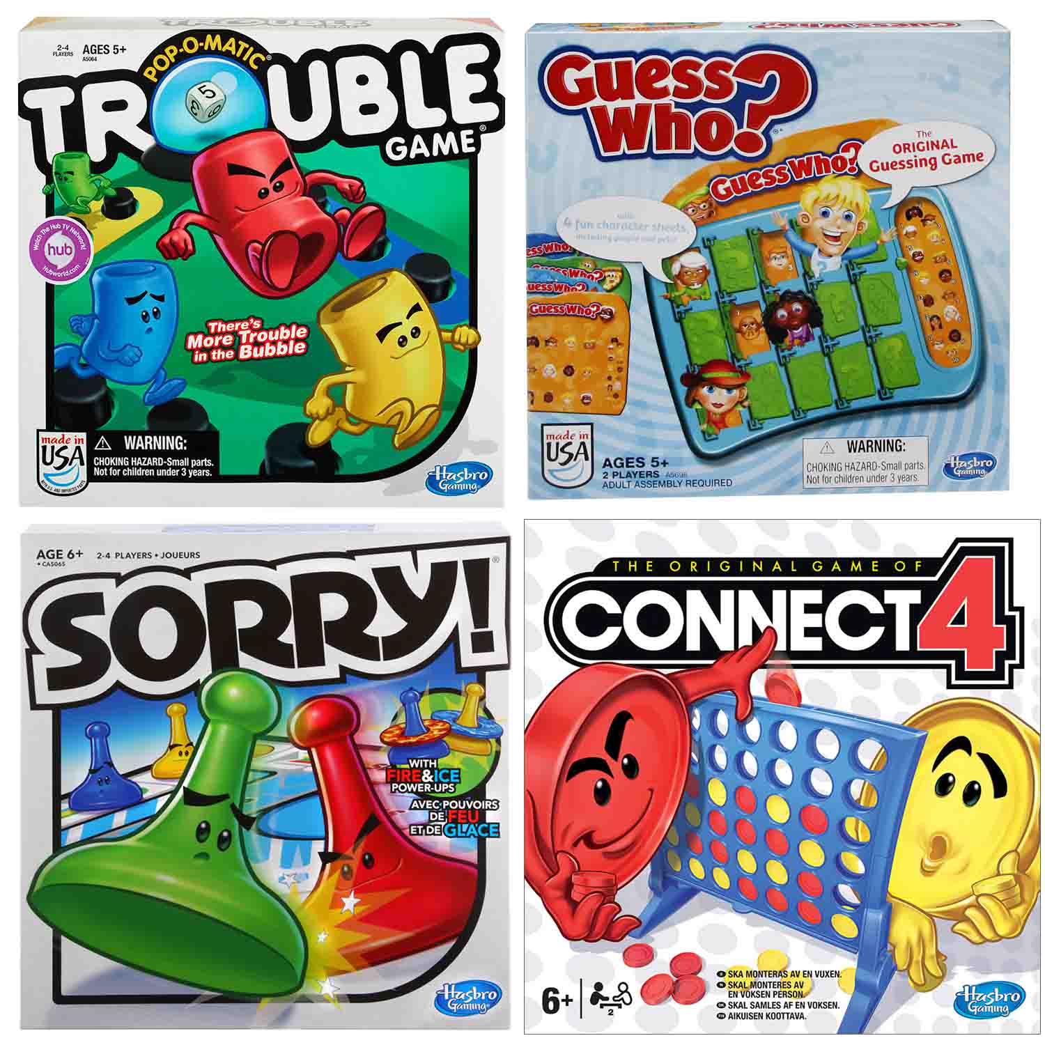 More Classic Kid's Games, Complete Set of 4 Games | Becker's School ...