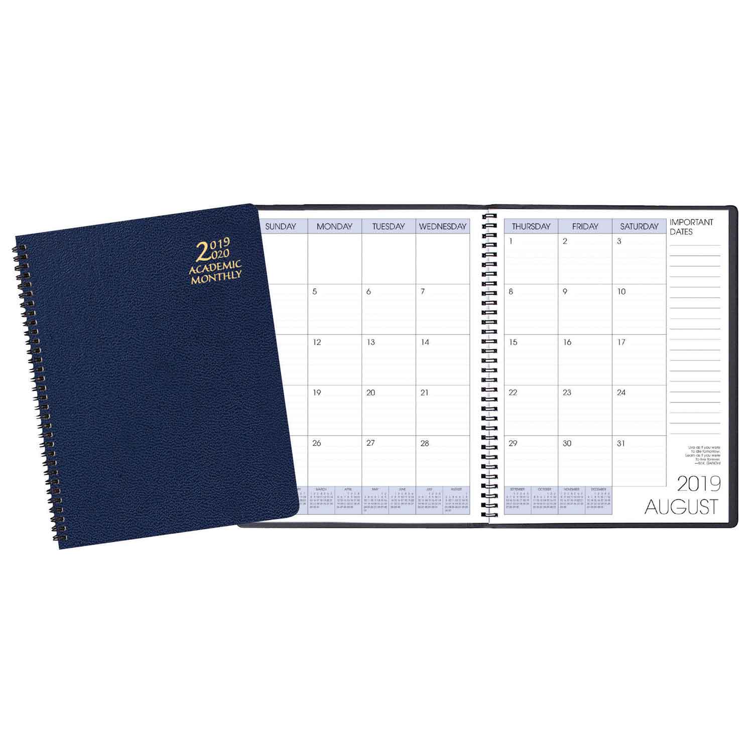 Academic Monthly Planner Becker's School Supplies