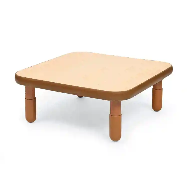 Angeles® BaseLine® Tables, Square 30" x 30", Caramel Brown, 12"