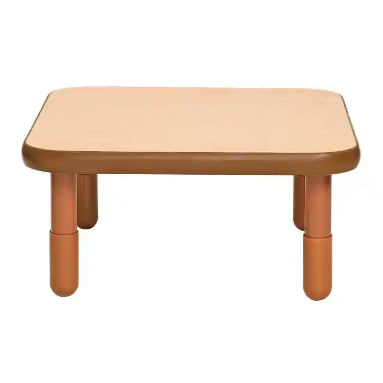 Angeles® BaseLine® Tables, Square 30" x 30", Caramel Brown, 14"