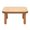 Angeles® BaseLine® Tables, Square 30" x 30", Caramel Brown, 16"