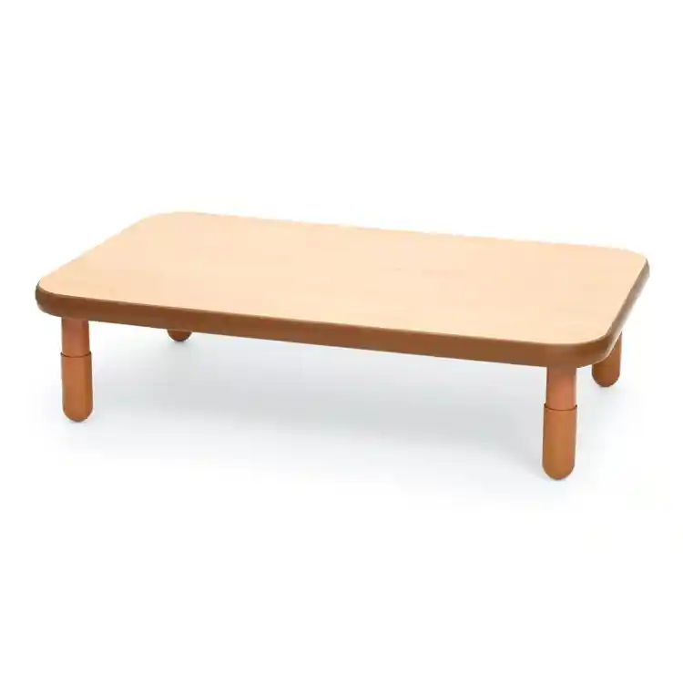 Angeles® BaseLine® Tables, Rectangle 30" x 48", Caramel Brown, 12"