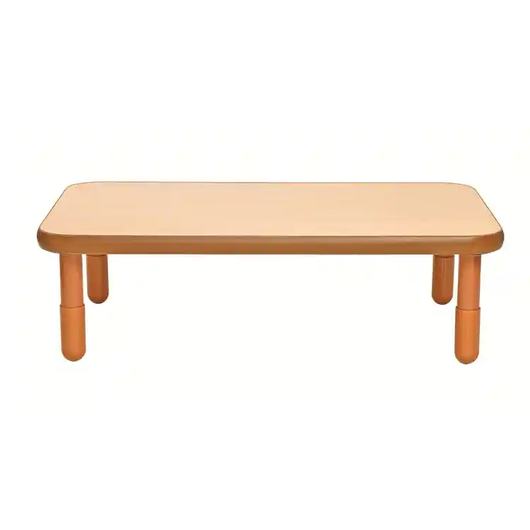 Angeles® BaseLine® Tables, Rectangle 30" x 48", Caramel Brown, 14"