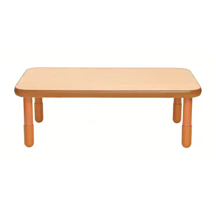 Angeles® BaseLine® Tables, Rectangle 30" x 48", Caramel Brown, 16"