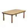 Angeles® BaseLine® Tables, Rectangle 30" x 48", Caramel Brown, 18"