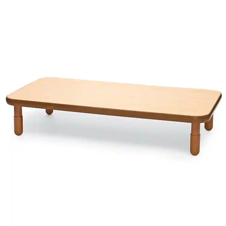 Angeles® BaseLine® Tables, Rectangle 30" X 60", Caramel Brown, 12"