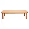 Angeles® BaseLine® Tables, Rectangle 30" X 60", Caramel Brown, 16"