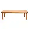 Angeles® BaseLine® Tables, Rectangle 30" X 60", Caramel Brown, 18"