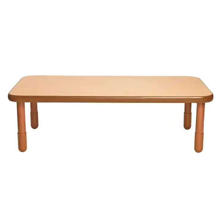 Angeles® BaseLine® Tables, Rectangle 30" X 60", Caramel Brown, 18"