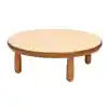 Angeles® BaseLine® Tables, Round 36", Caramel Brown, 12"