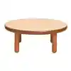 Angeles® BaseLine® Tables, Round 36", Caramel Brown, 14"