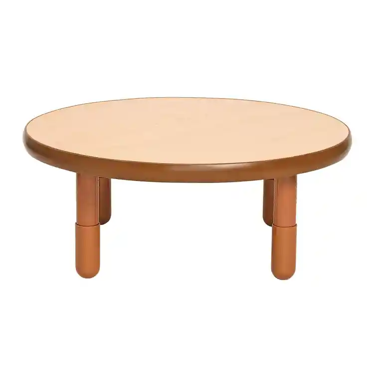 Angeles® BaseLine® Tables, Round 36", Caramel Brown, 14"