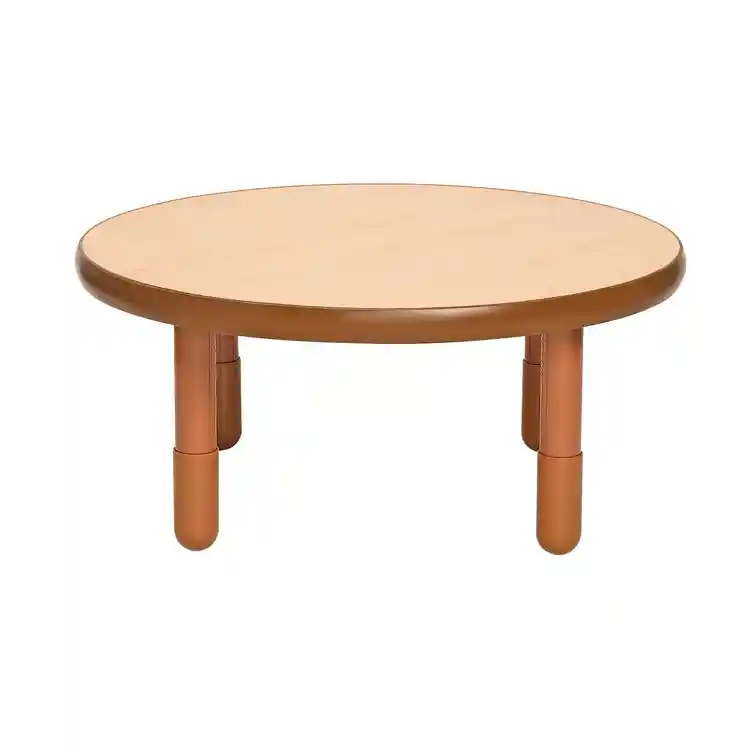 Angeles® BaseLine® Tables, Round 36", Caramel Brown, 16"