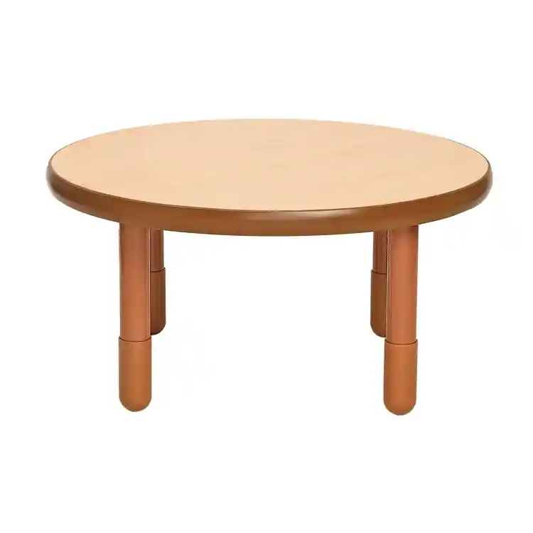 Angeles® BaseLine® Tables, Round 36", Caramel Brown, 18"