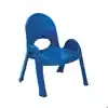 Angeles® Value Line® Stack Chairs, Royal Blue, 9"