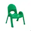 Angeles® Value Line® Stack Chairs, Shamrock Green, 9"