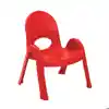 Angeles® Value Line® Stack Chairs, Candy Apple Red, 9"