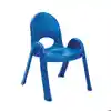 Angeles® Value Line® Stack Chairs, Royal Blue, 11"