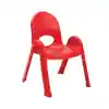 Angeles® Value Line® Stack Chairs, Candy Apple Red, 11"