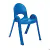 Angeles® Value Line® Stack Chairs, Royal Blue, 13"