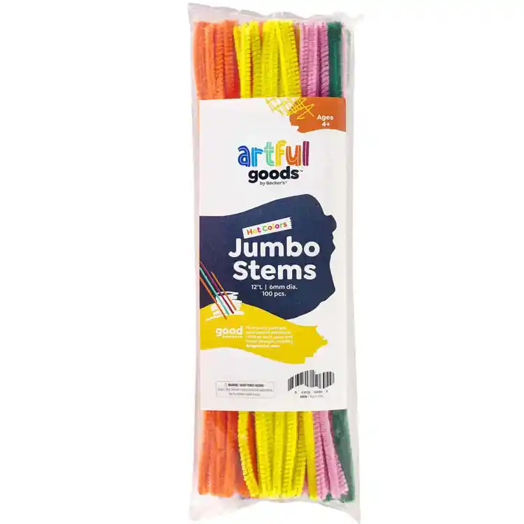 Artful Goods® Jumbo 12" Stems, Hot Colors