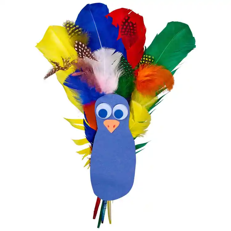 Artful Goods® Feathers, Bright Colors 3 oz