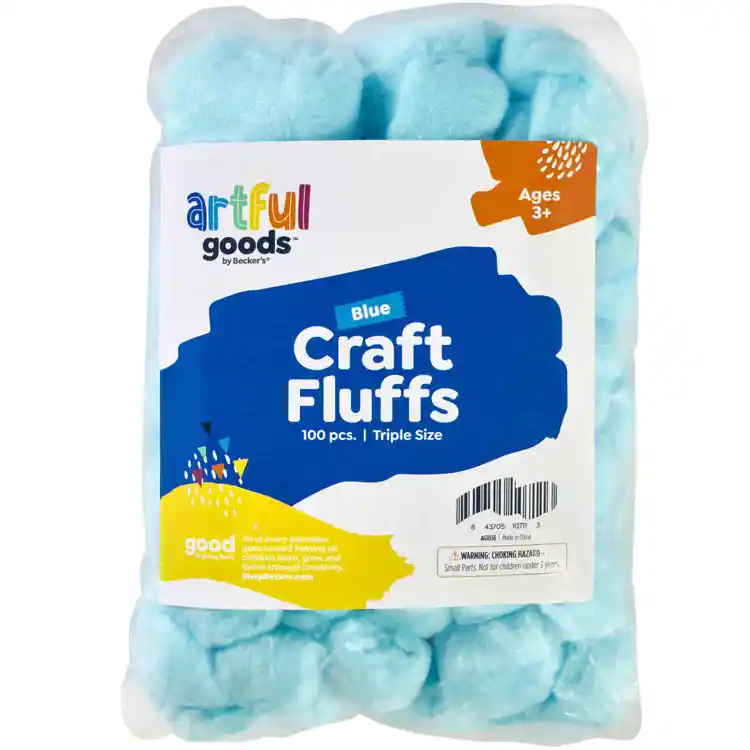 Artful Goods® Craft Fluffs, Blue