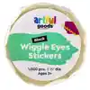 Artful Goods® Wiggle Eyes Stickers, Black