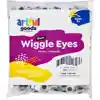 Artful Goods® Wiggle Eyes Black Classpack, Black 10mm