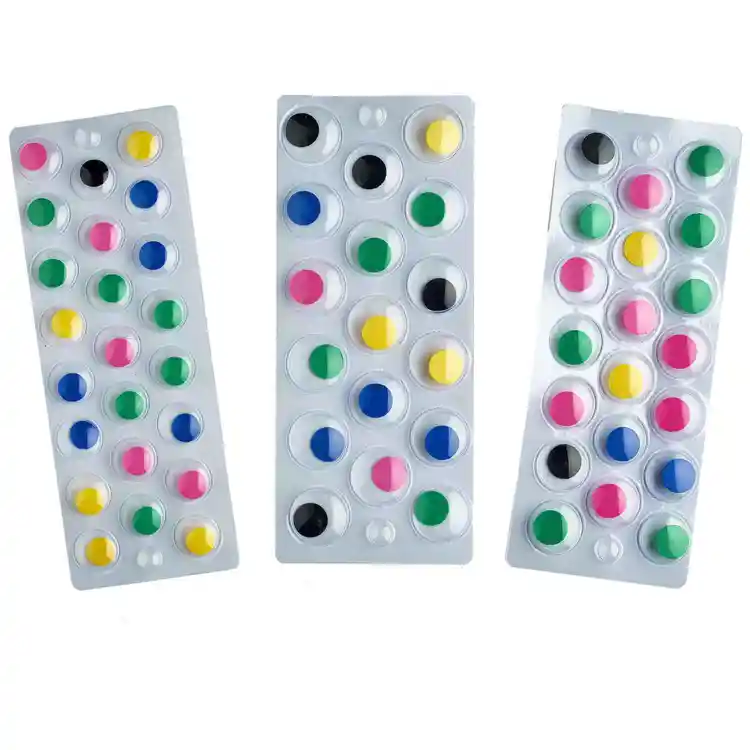 Artful Goods® Peel & Stick Wiggle Eyes, Assorted Colors