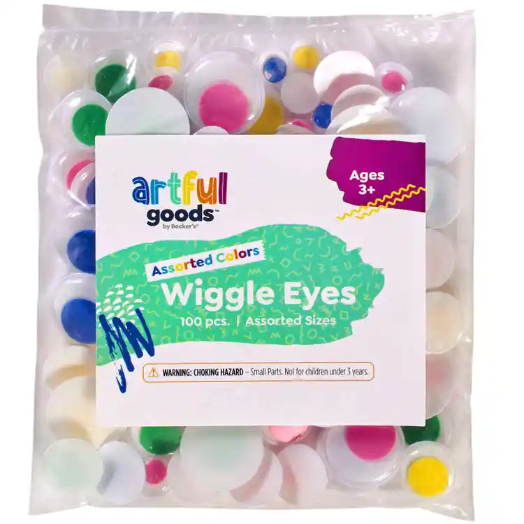 Artful Goods® Wiggle Eyes, Multi-Color