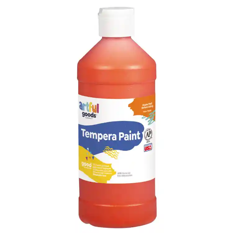 Artful Goods® Tempera Paint, Pint - Orange