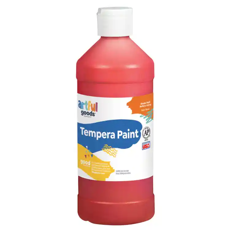 Artful Goods® Tempera Paint, Pint - Red