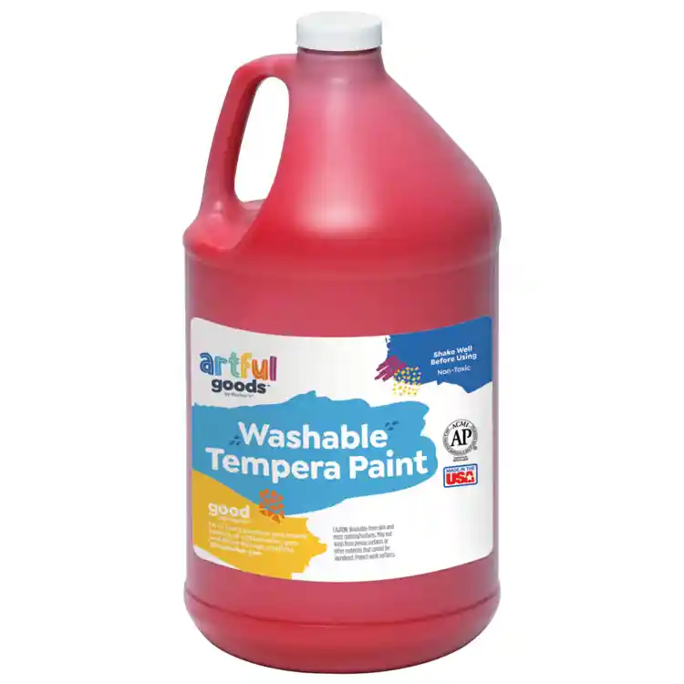 Artful Goods® Washable Paint, Gallon - Red