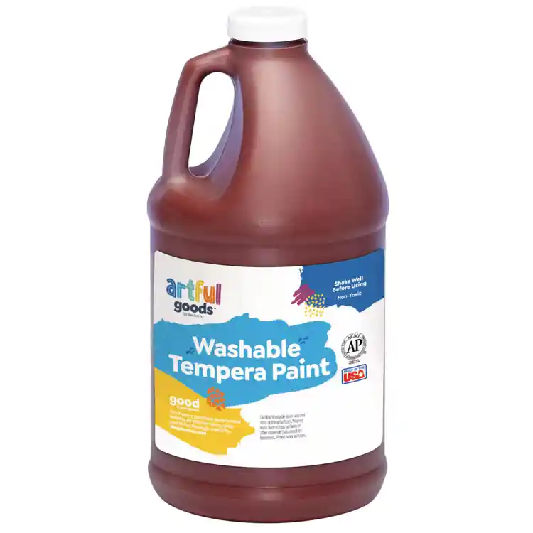 Artful Goods® Washable Paint, Half Gallon - Brown