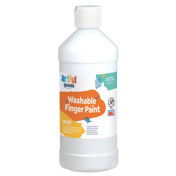 Artful Goods® Washable Finger Paint, Pint - White