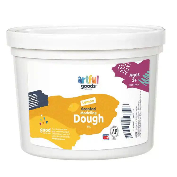 Artful Goods® Scented Modeling Dough, 3Lb-Yellow