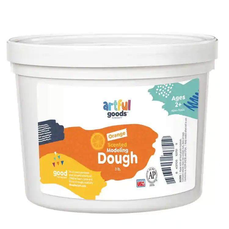 Artful Goods® Scented Modeling Dough, 3Lb-Orange