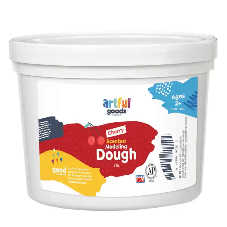 Artful Goods® Scented Modeling Dough, 3Lb-Red