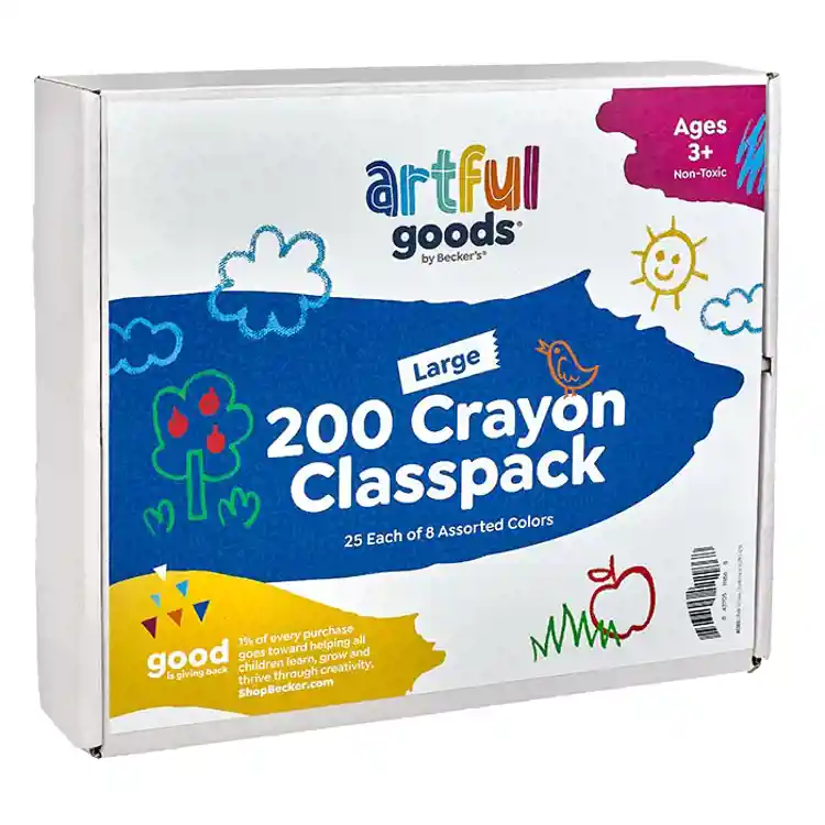 Artful Goods® Large Crayon Classpack