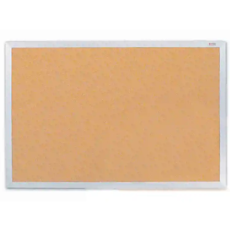 Standard Cork Bulletin Boards, 4' x 6', Aluminum