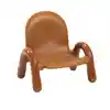 Angeles® BaseLine® Chairs, Caramel Brown, 5"