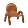 Angeles® BaseLine® Chairs, Caramel Brown, 7"