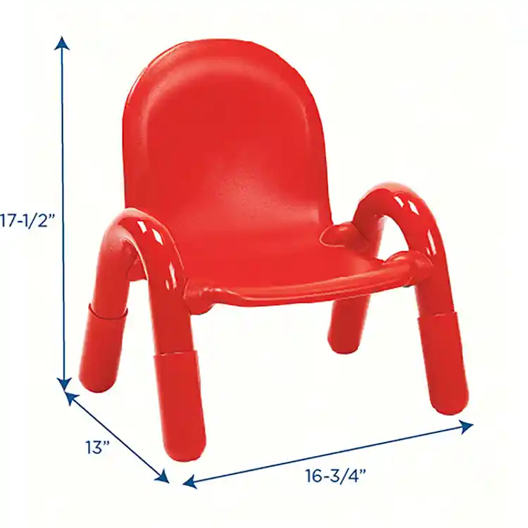 Angeles® BaseLine® Chairs, Candy Apple Red, 7"