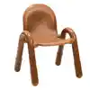 Angeles® BaseLine® Chairs, Caramel Brown, 11"