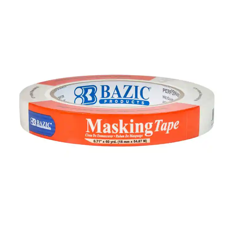 Masking Tape ¾W", Single Roll