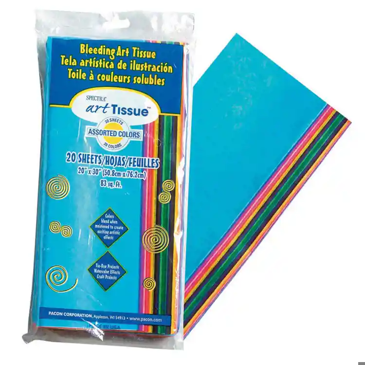 Spectra® Art Tissue™ Assorted Packs, 20 Sheets, 20" x 30"