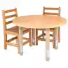 Deluxe Becker's Multi-Purpose Table & Chairs Sets, Round 30"