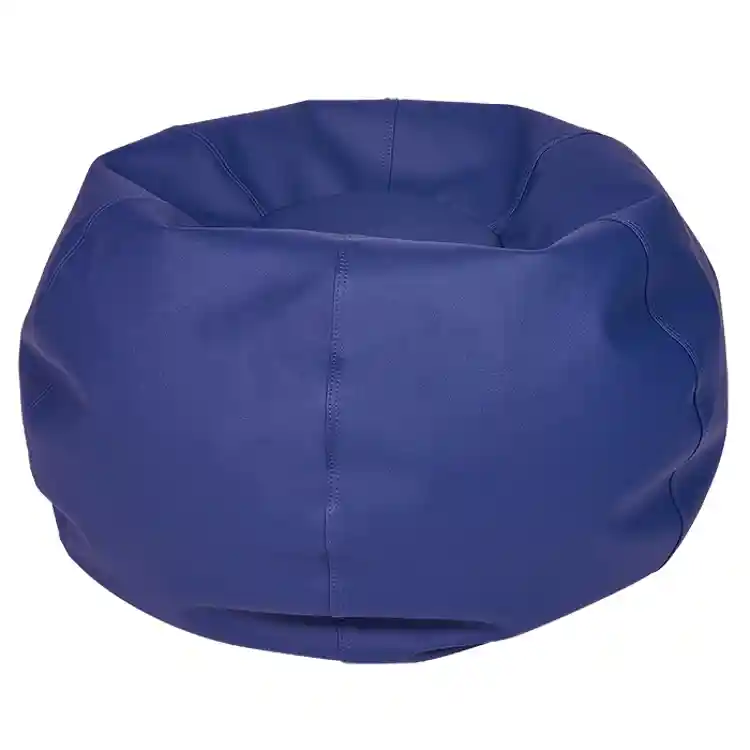 Becker's Round Bean Bag Chairs, 26" Toddler, Navy